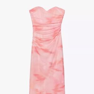 Zara Strapless Pink Dress